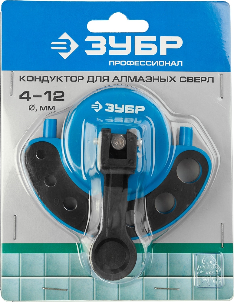 ЗУБР  4-12 мм, кондуктор для сверл алмазных трубчатых, Профессионал (29853) 29853