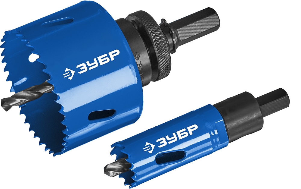 ЗУБР  11 шт, сталь Р6М5, (14,20,22,25,30.35,40.51.60,64,67), набор биметаллических коронок  (29531-H11) 29531-H11