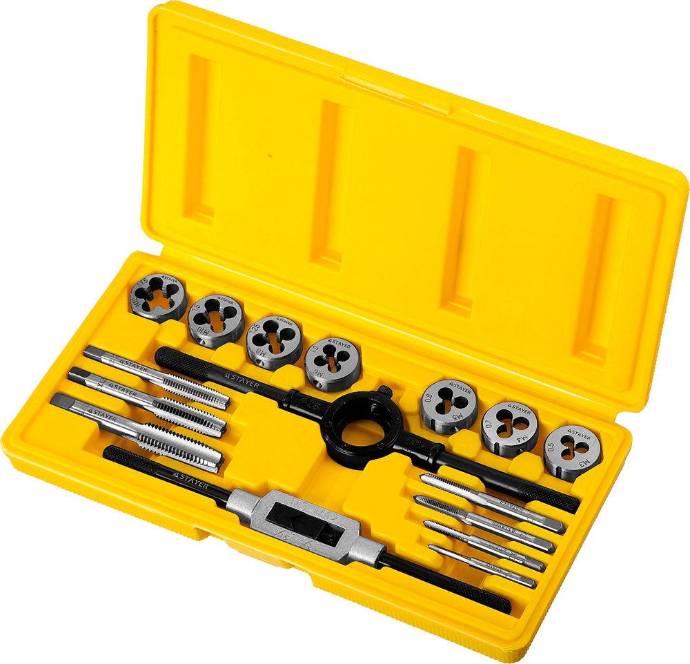 STAYER  MaXCut, 16 предмета, набор метчиков и плашек (28010-H16) 28010-H16_z01