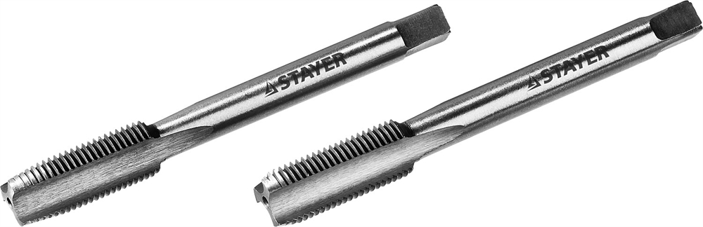 STAYER  M10 х 1.0 2 шт, комплект метчиков (28025-10-1.0-H2) 28025-10-1.0-H2