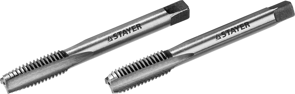 STAYER  M10 х 1.5, 2 шт, комплект метчиков (28025-10-1.5-H2) 28025-10-1.5-H2