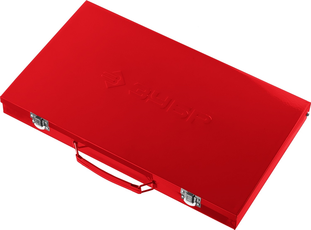 ЗУБР  65 предм., сталь 9ХС, набор метчиков и плашек (28118-H65) 28118-H65_z01