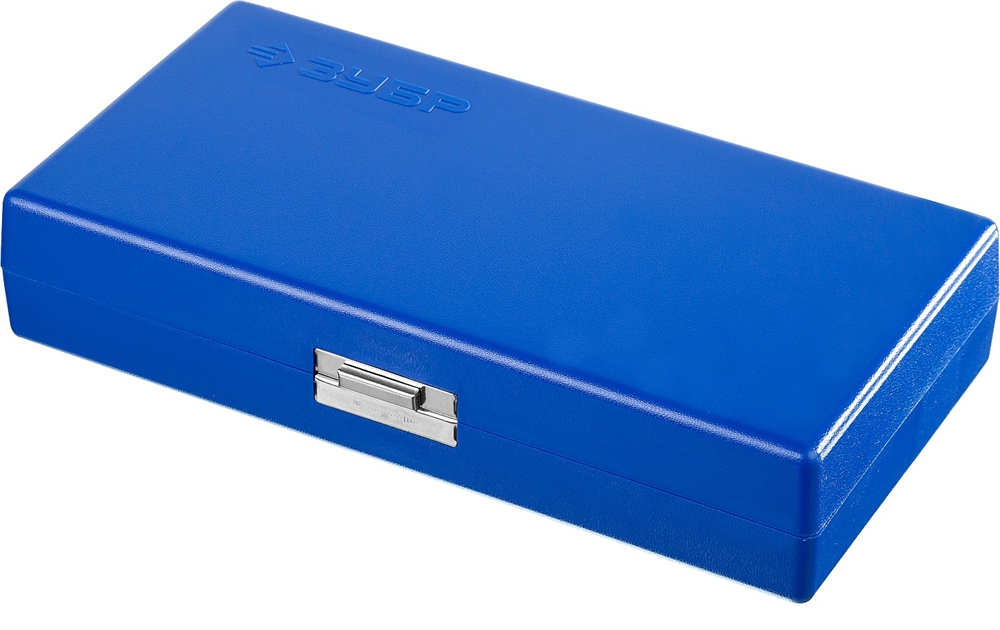 ЗУБР  18 предм., сталь 9ХС, набор метчиков и плашек в пластиковом боксе (28120-H18) 28120-H18