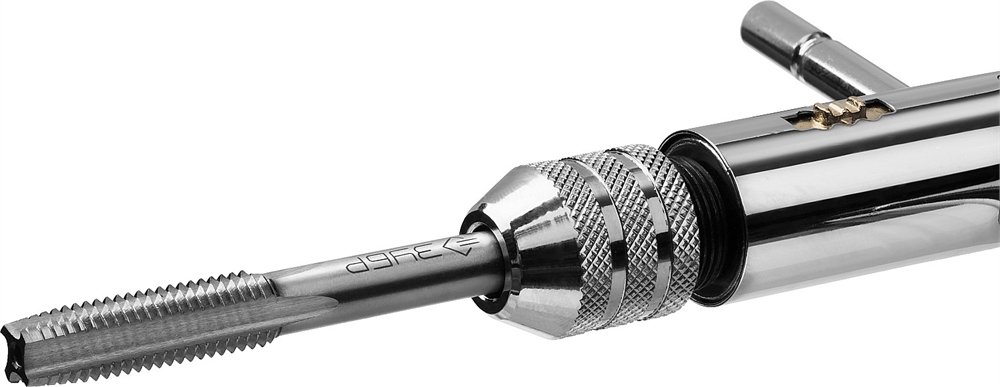 ЗУБР  для M3-M10, метчикодержатель с храповым механизмом и реверсом, Профессионал (28137-85) 28137-85_z01