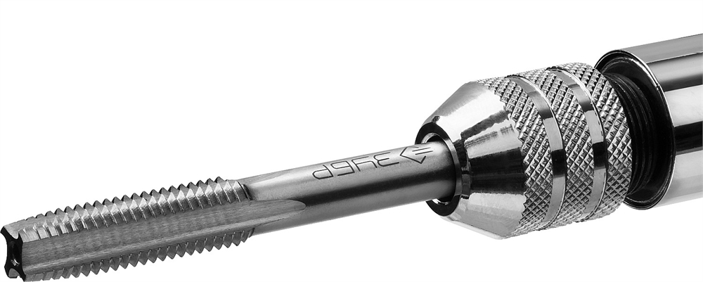 ЗУБР  для M5-M12, метчикодержатель с храповым механизмом и реверсом, Профессионал (28138-110) 28138-110_z01