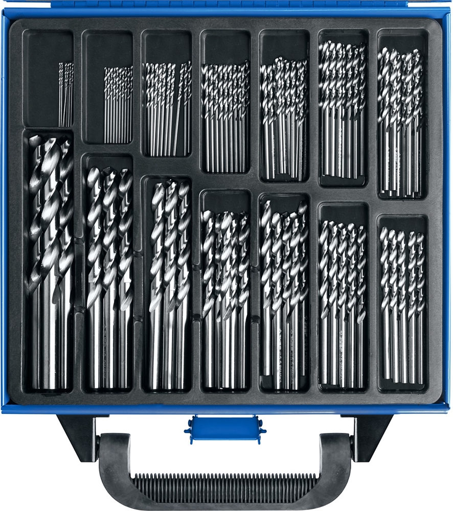 ЗУБР  ПРОФ-А, 99 шт, (1-10 мм), сталь Р6М5, класс А, мет.бокс, набор сверл по металлу, Профессионал (29625-H99) 29625-H99