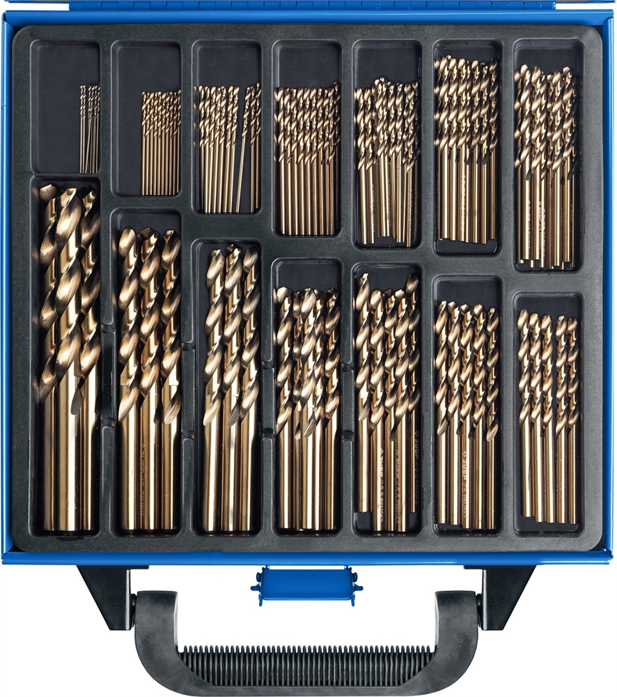 ЗУБР  Кобальт, 99 шт, (1-10 мм), сталь Р6М5К5, класс А, мет.бокс, набор сверл по металлу, Профессионал (29626-H99) 29626-H99