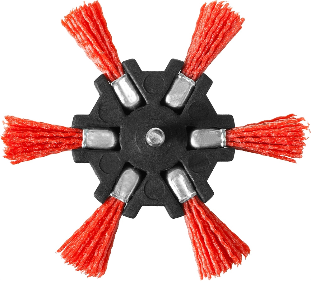 ЗУБР  100 мм, нейлоновая проволока, щетка дисковая для УШМ, Профессионал (35163-100) 35163-100_z02