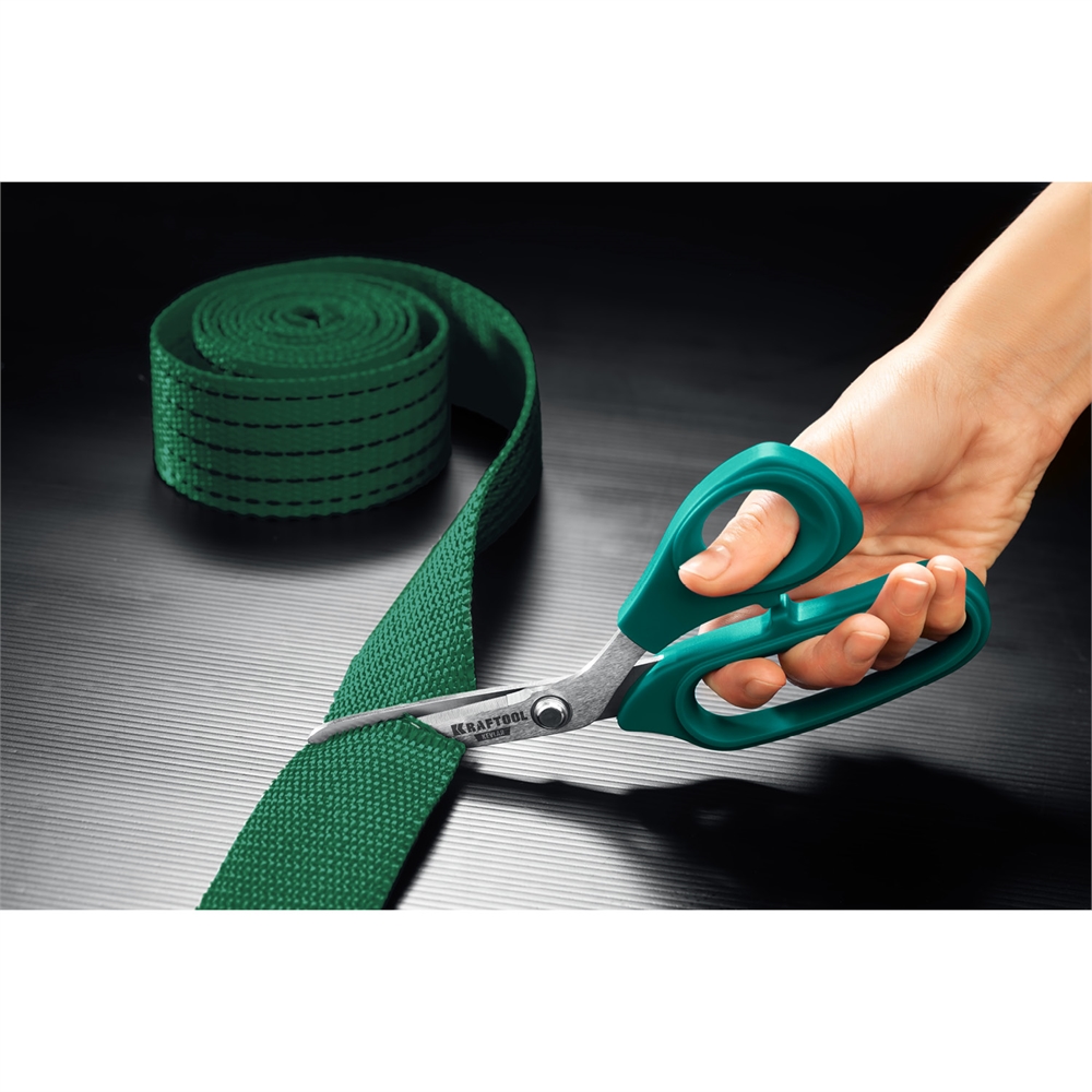 KRAFTOOL  Armor cutter, 205 мм, технические ножницы по кевлару и стекловолокну (23207) 23207