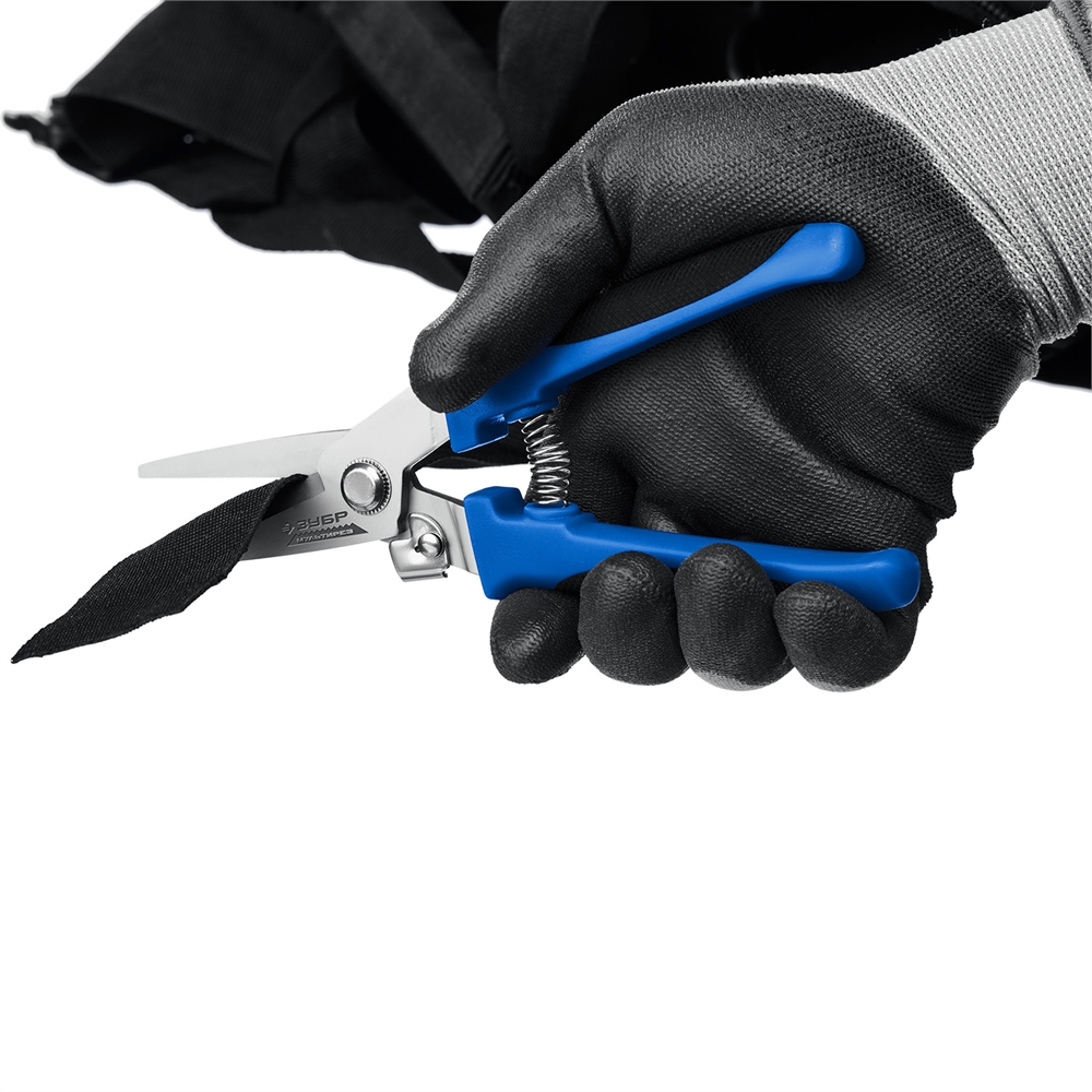 ЗУБР  МУЛЬТИРЕЗ, 200 мм, универсальные технические ножницы, Профессионал (23215) 23215