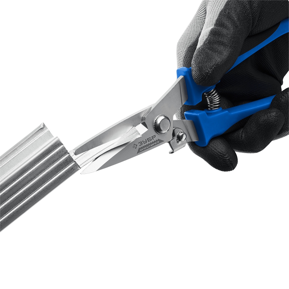 ЗУБР  МУЛЬТИРЕЗ, 200 мм, универсальные технические ножницы, Профессионал (23215) 23215