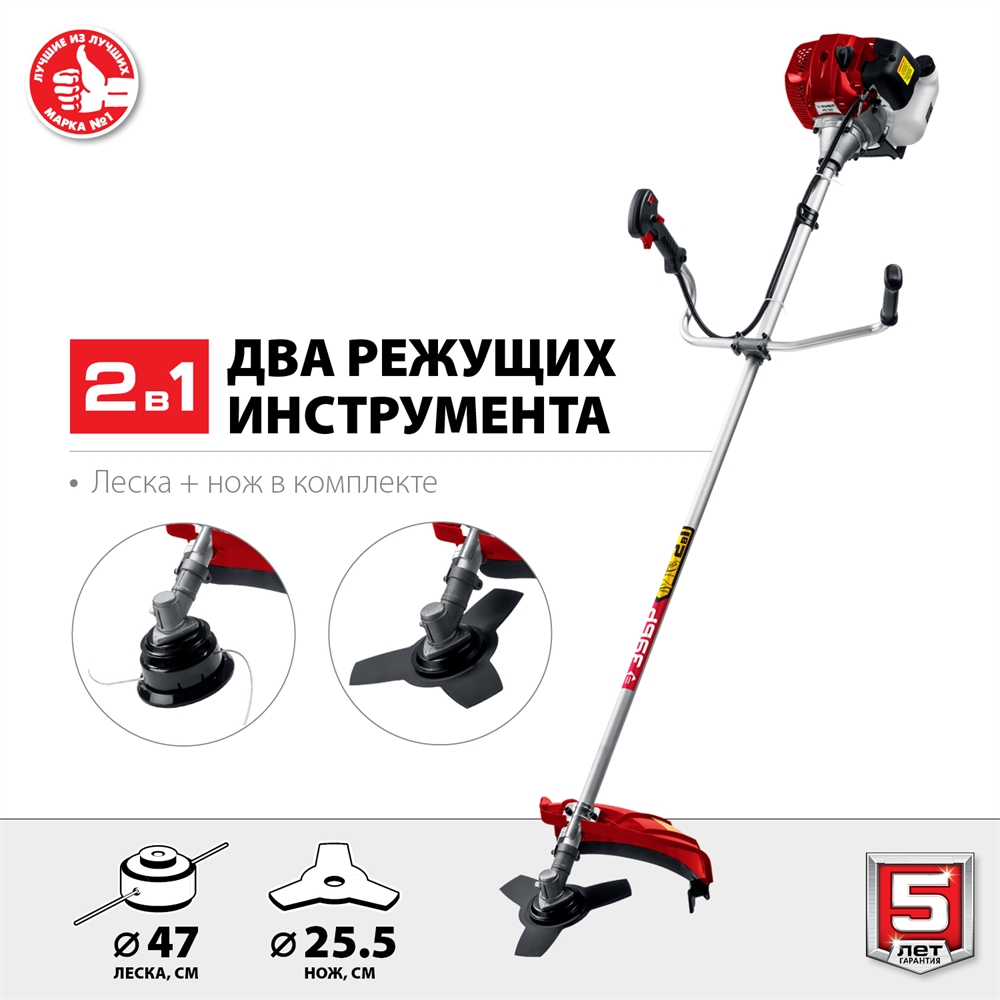 ЗУБР  1.3 кВт, бензиновый триммер (КРБ-1300) КРБ-1300