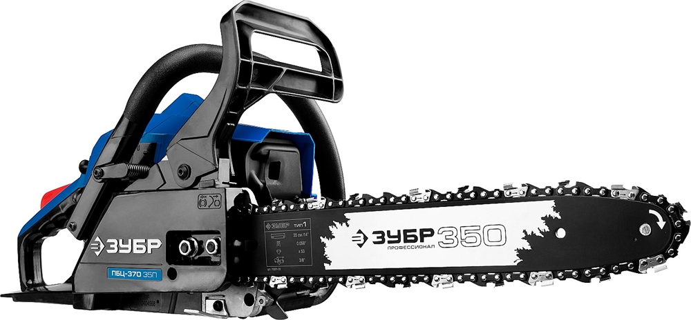 ЗУБР  37 см3, 35 см, бензопила, Профессионал (ПБЦ-370 35П) ПБЦ-370 35П