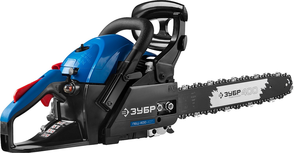 ЗУБР  40 см3, 40 см, бензопила, Профессионал (ПБЦ-400 40П) ПБЦ-400 40П