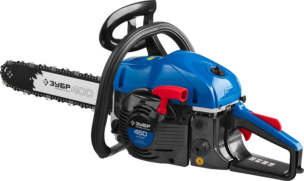 ЗУБР  45 см3, 40 см, бензопила, Профессионал (ПБЦ-450 40П) ПБЦ-450 40П