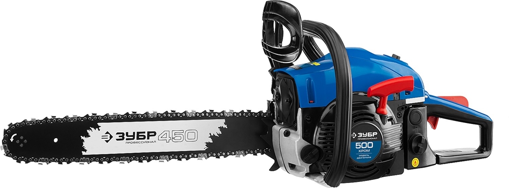 ЗУБР  49 см3, 45 см, бензопила, Профессионал (ПБЦ-490 45ДП) ПБЦ-490 45ДП