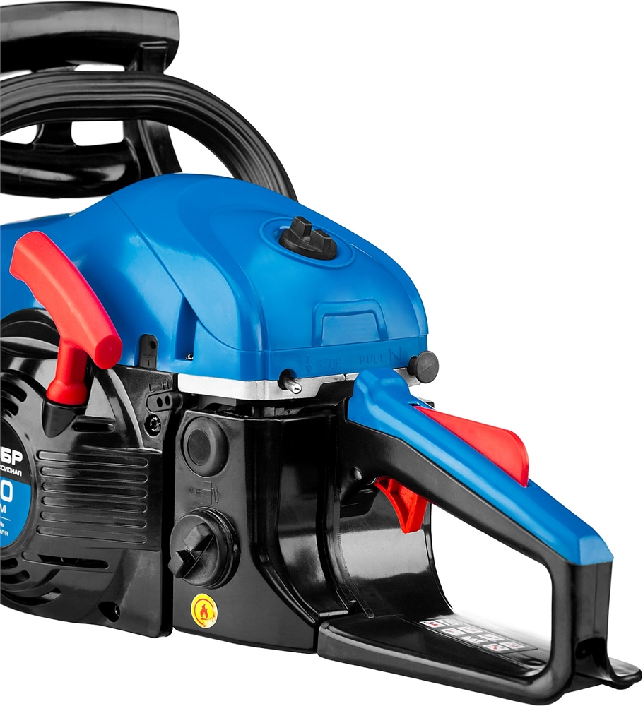 ЗУБР  56 см3, 45 см, бензопила, Профессионал (ПБЦ-560 45ДП) ПБЦ-560 45ДП