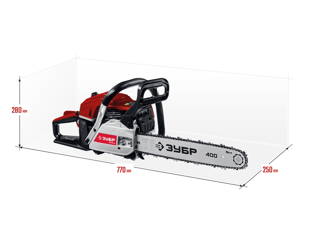 ЗУБР  40 см3, 40 см, бензопила (ПБЦ-М40-40) ПБЦ-М40-40