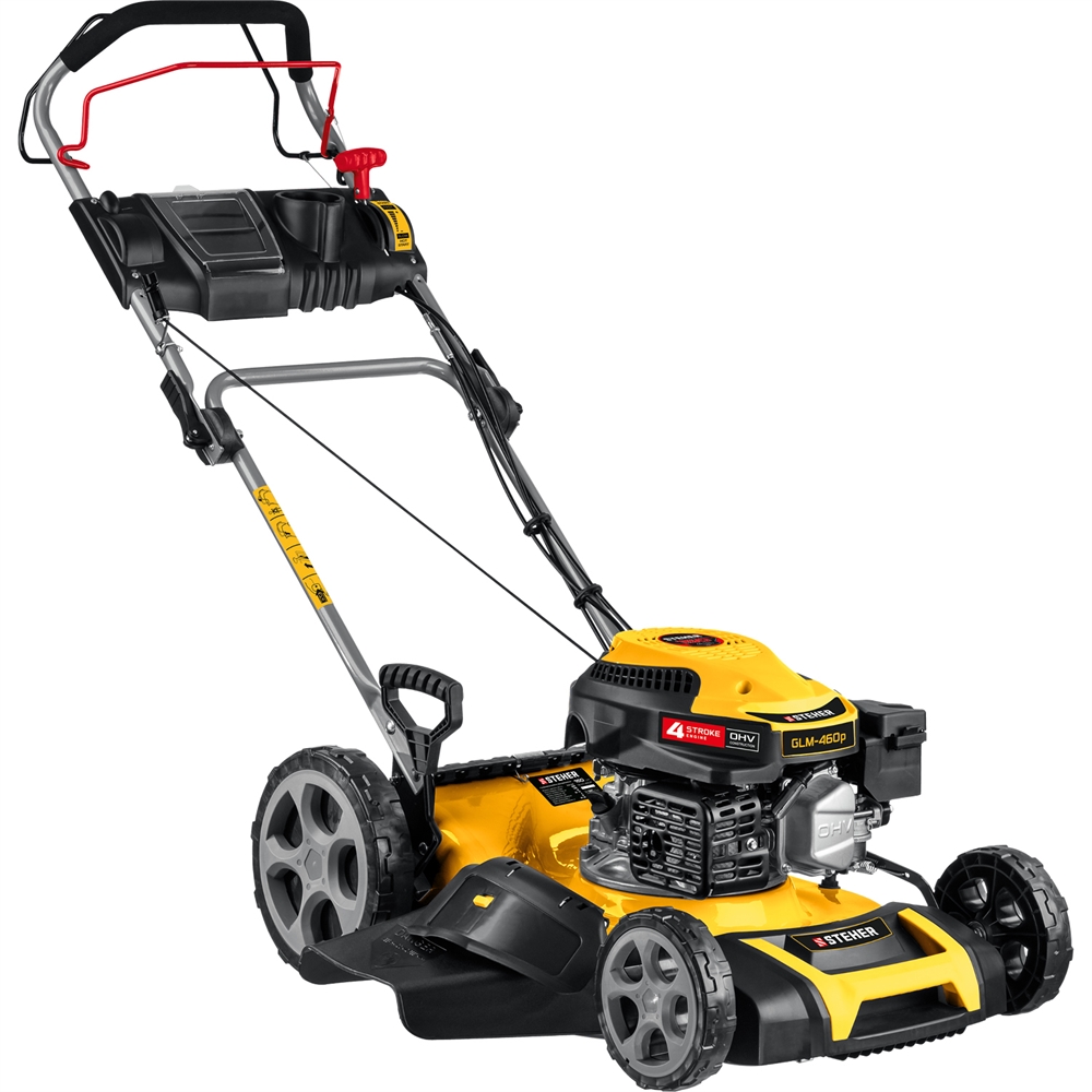 STEHER  460 мм, 4.5 л.с., бензиновая самоходная газонокосилка (GLM-460p) GLM-460p