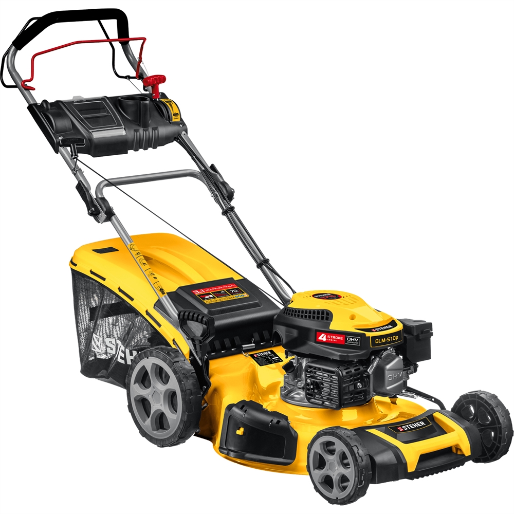 STEHER  510 мм, 6.5 л.с., бензиновая самоходная газонокосилка (GLM-510p) GLM-510p