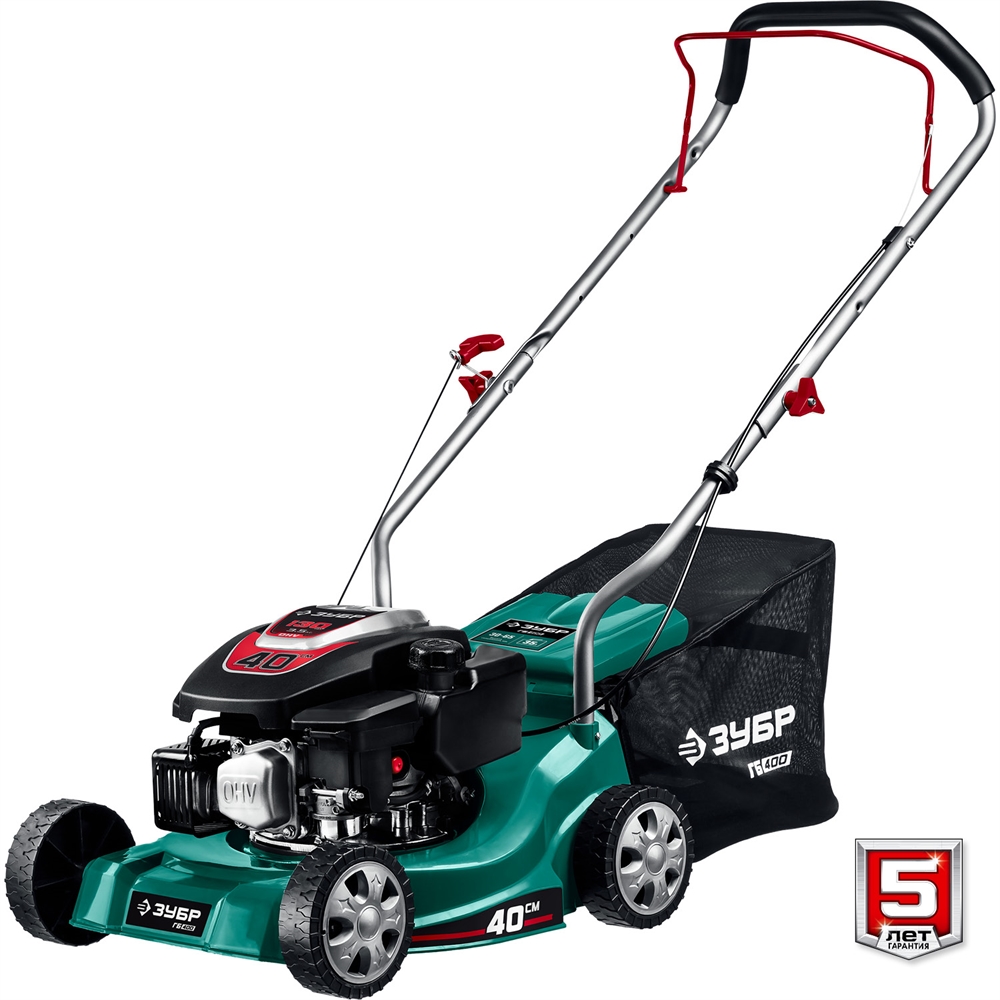 ЗУБР  400 мм, 3.5 л.с., бензиновая газонокосилка (ГБ-400) ГБ-400
