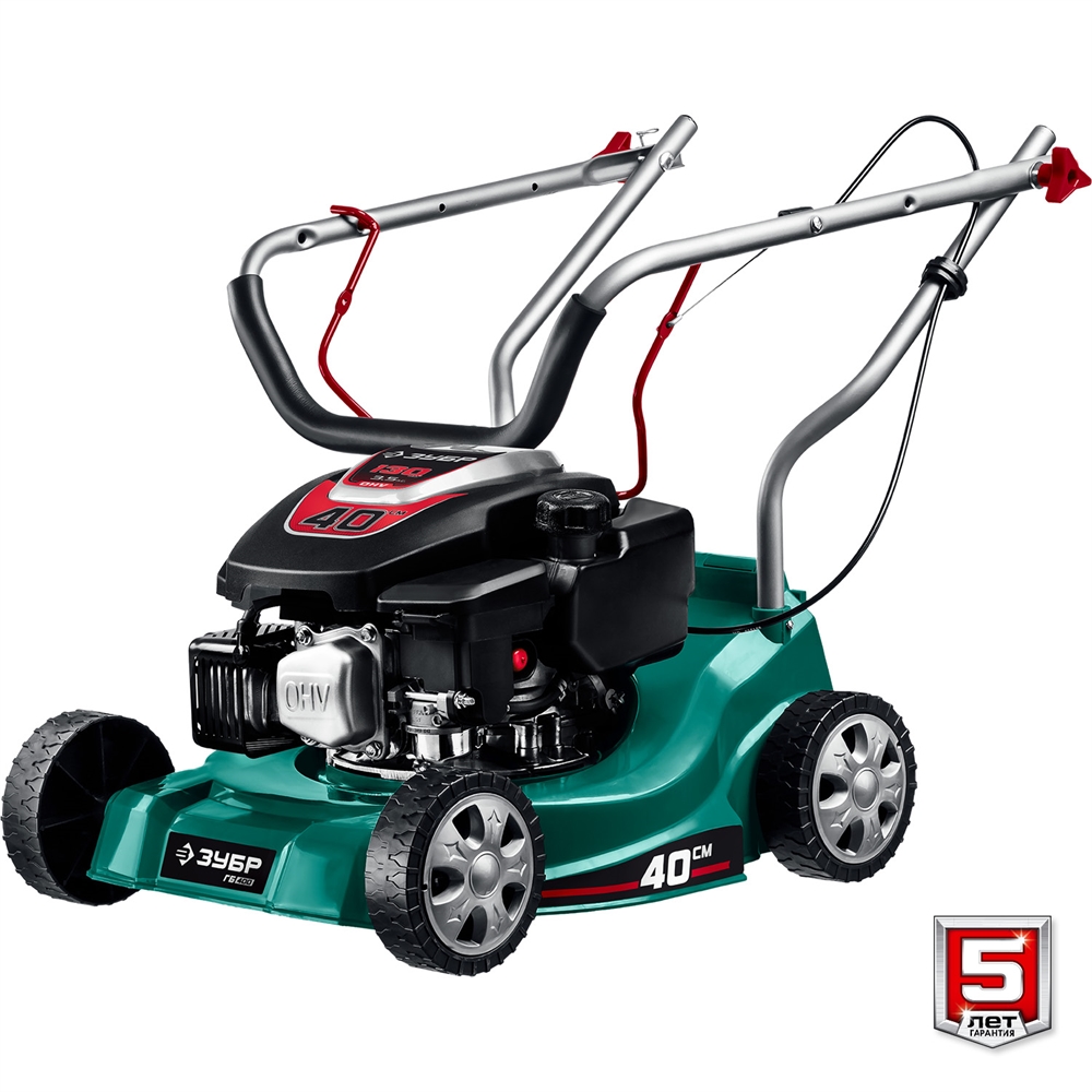 ЗУБР  400 мм, 3.5 л.с., бензиновая газонокосилка (ГБ-400) ГБ-400