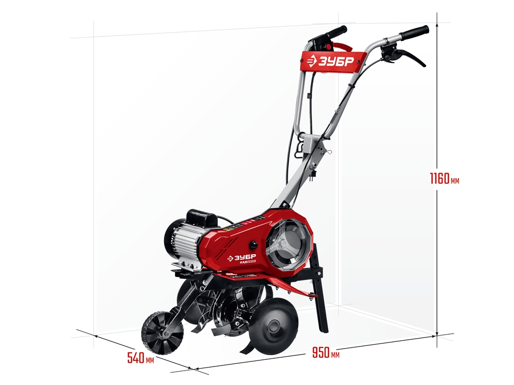 ЗУБР  2500 Вт, электрический культиватор (КАД-2500) КАД-2500