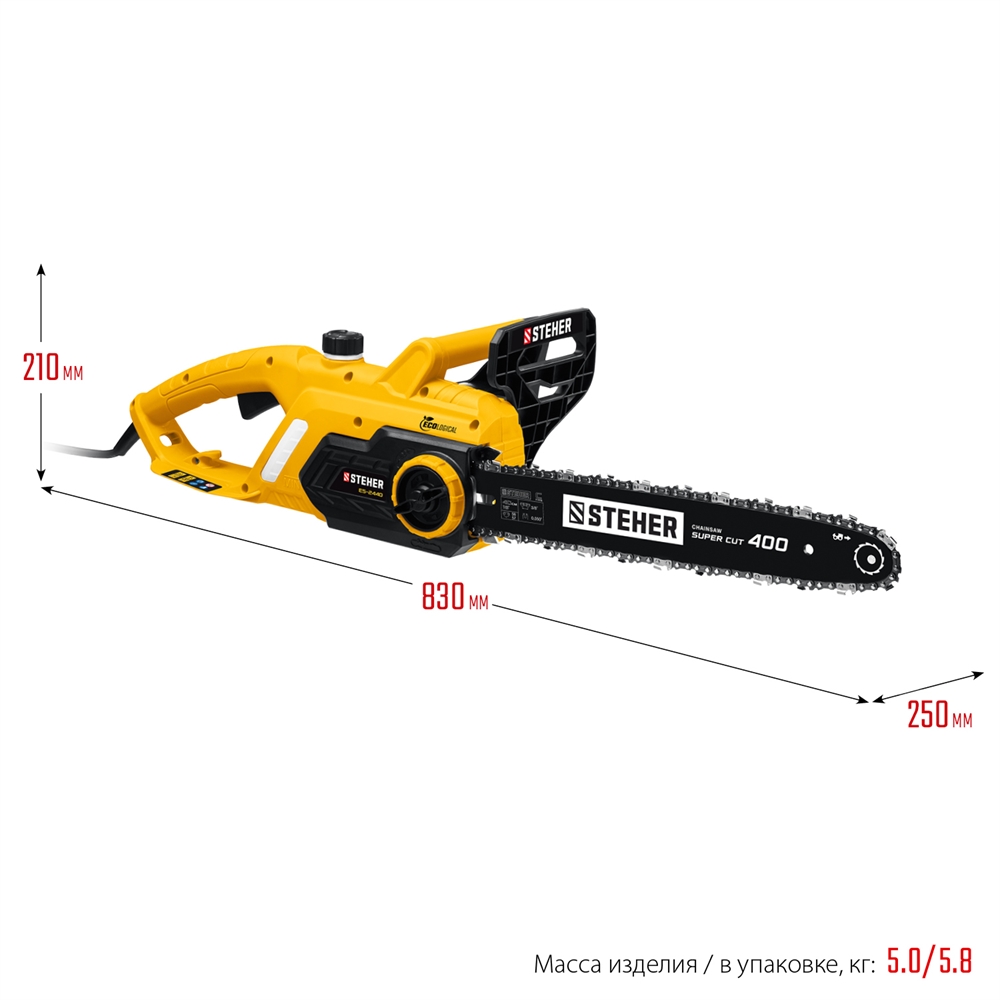 STEHER  2400 Вт, 40 см шина, электрическая цепная пила (ES-2440) ES-2440