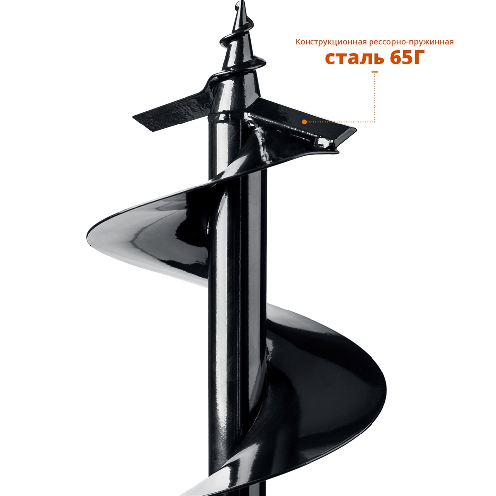 ЗУБР  d 200 мм, грунт, шнек для мотобуров (7051-20) 7051-20