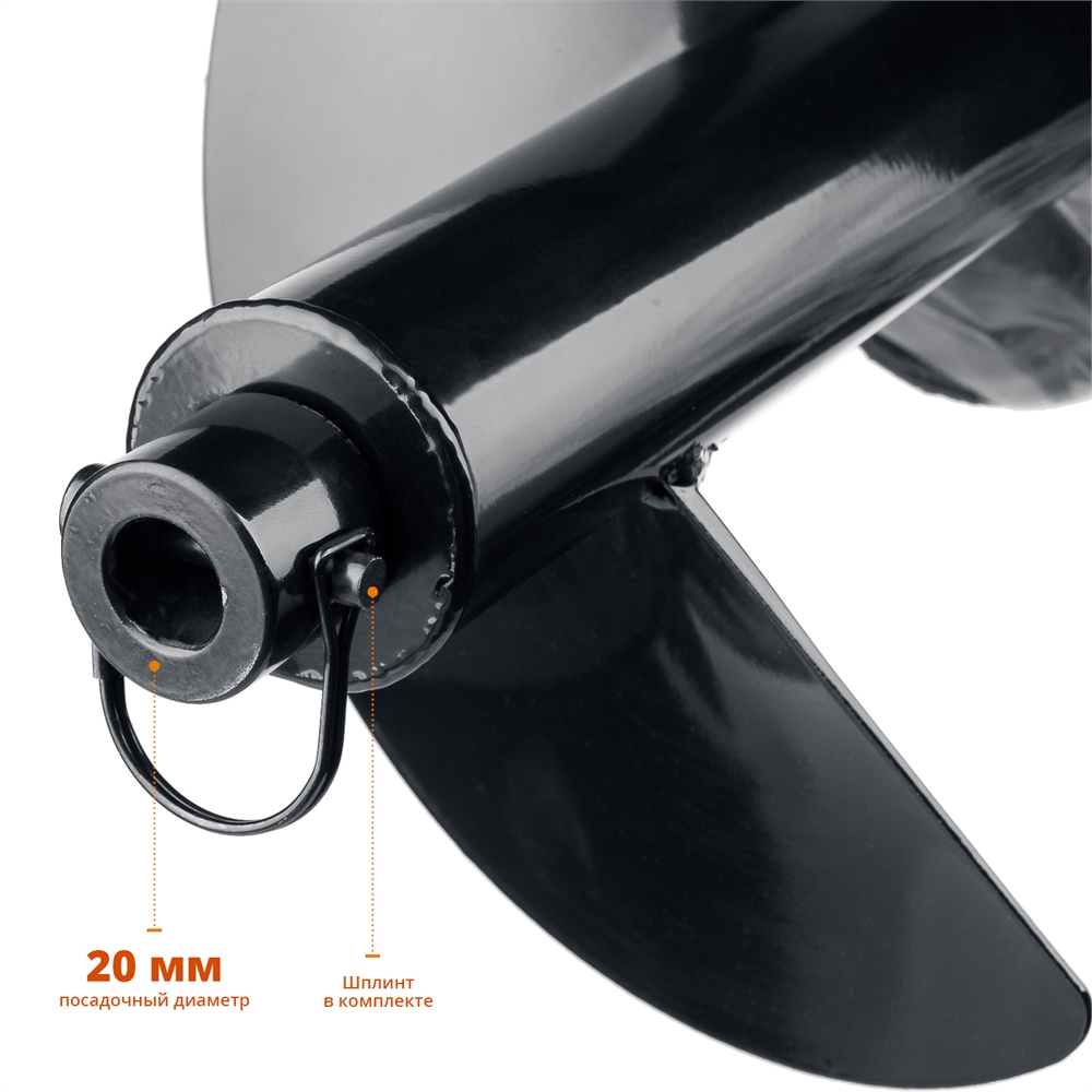 ЗУБР  d 300 мм, грунт, шнек для мотобуров (7051-30) 7051-30