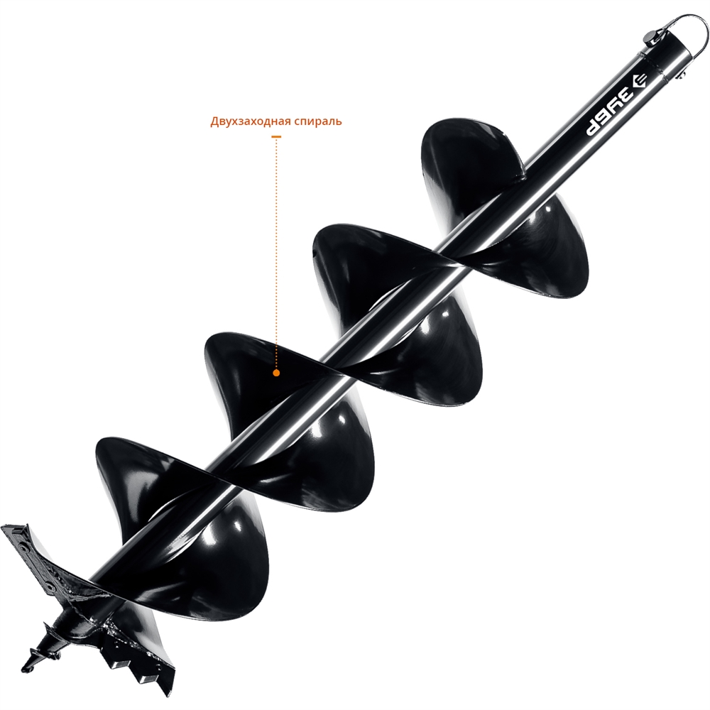 ЗУБР  d 200 мм, мерзлый грунт, двухзаходный шнек для мотобуров (7052-20) 7052-20