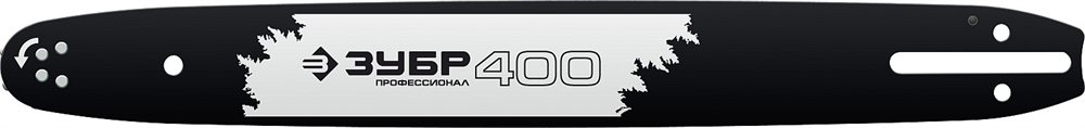 ЗУБР  тип 1, шаг 3/8″, паз 1.3 мм, 40 см, шина для бензопил, Профессионал (70201-40) 70201-40