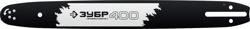 ЗУБР  тип 2, шаг 0.325″, паз 1.5 мм, 40 см, шина для бензопил, Профессионал (70202-40) 70202-40