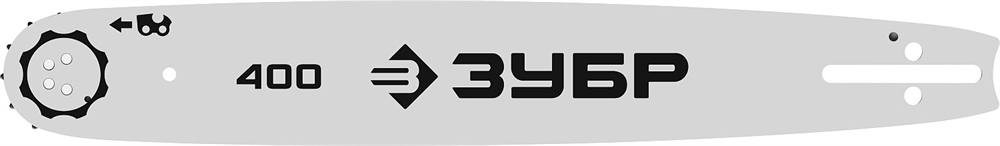 ЗУБР  тип 5, шаг 0.325″, паз 1.5 мм, 40 см, шина для бензопил (70205-40) 70205-40