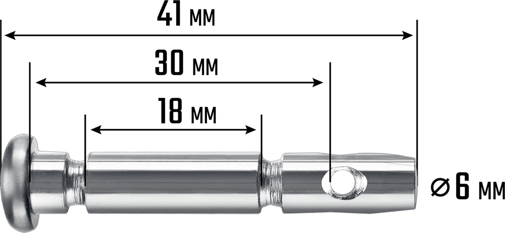 Штифты срезные для снегоуборщиков (набор 4 шт.) N000-039-590