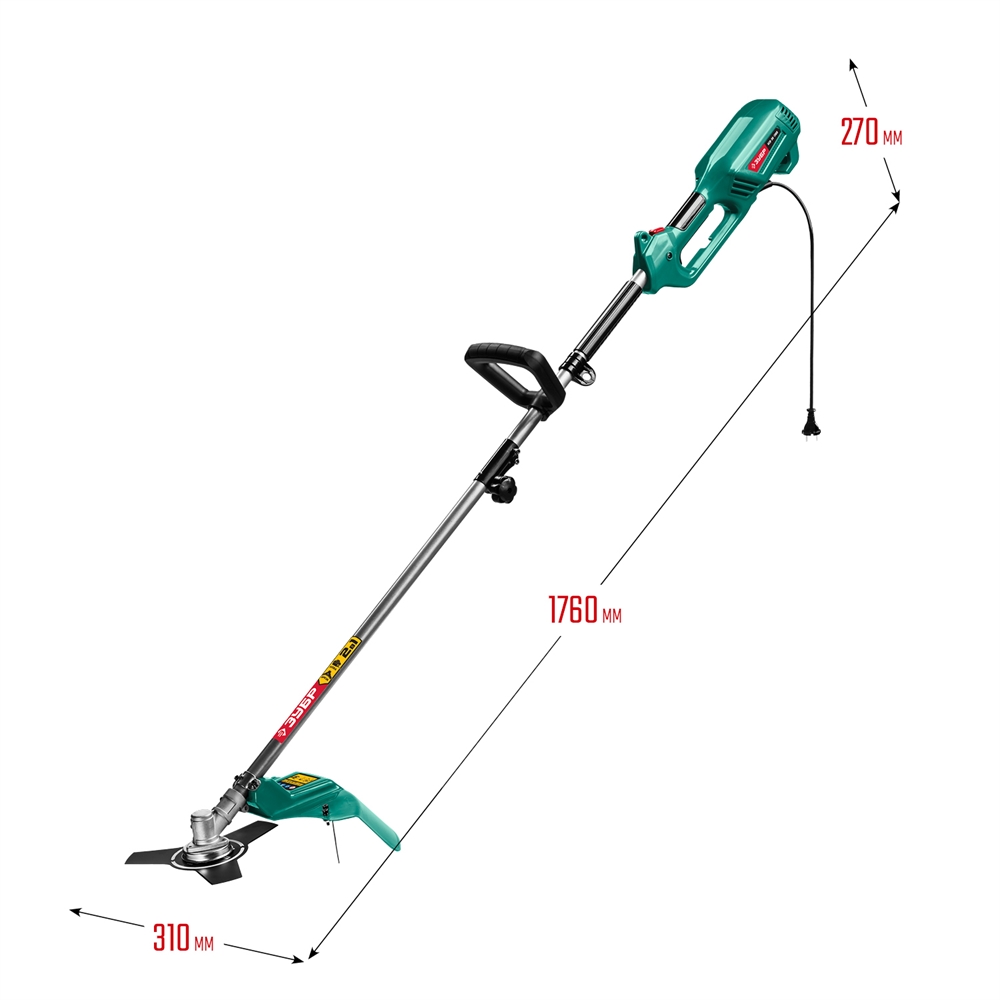 ЗУБР  1300 Вт, ш/с 38 см, сетевой триммер (КСВ-38-1300) КСВ-38-1300