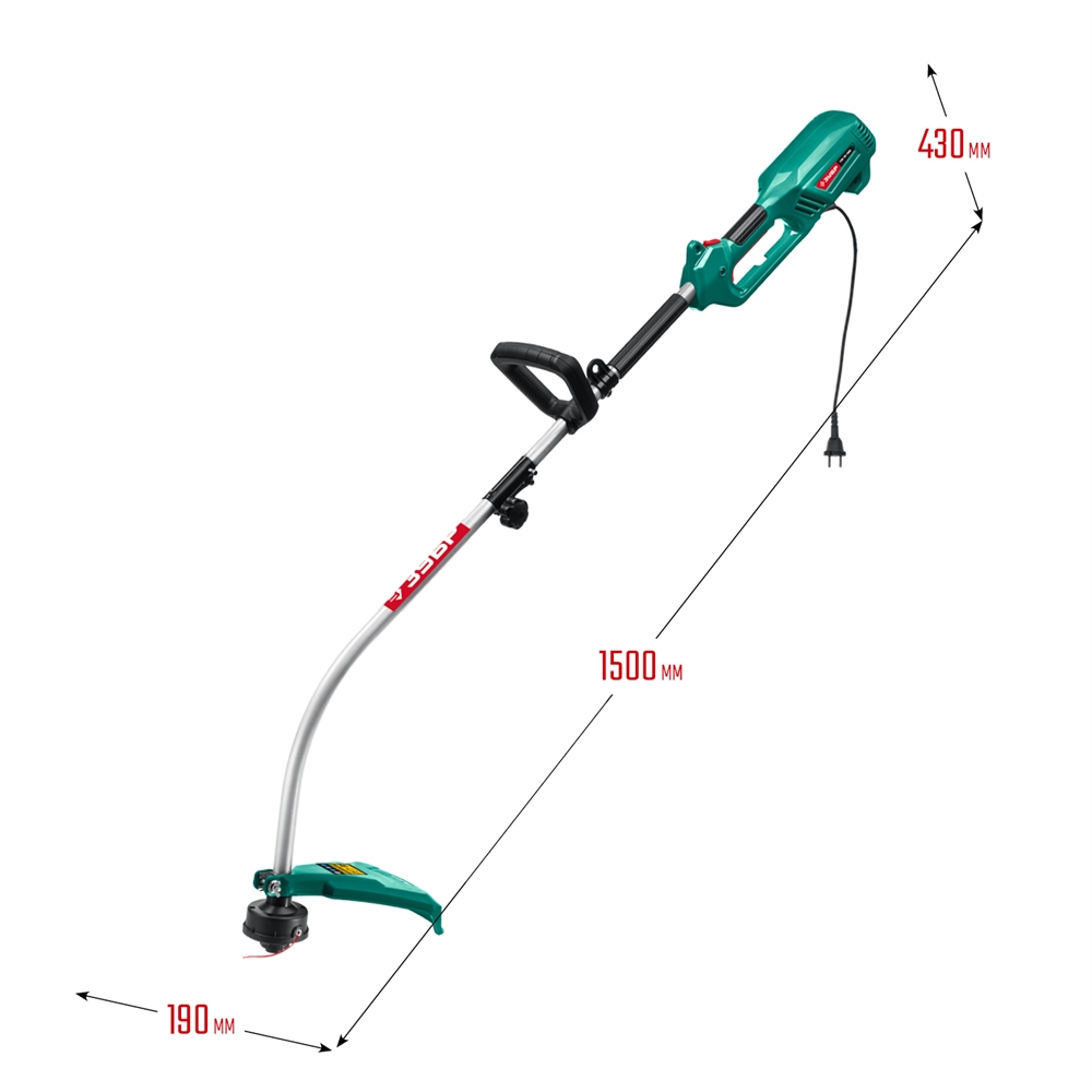 ЗУБР  1300 Вт, ш/с 38 см, сетевой триммер (ТCB-38-1300) ТСВ-38-1300
