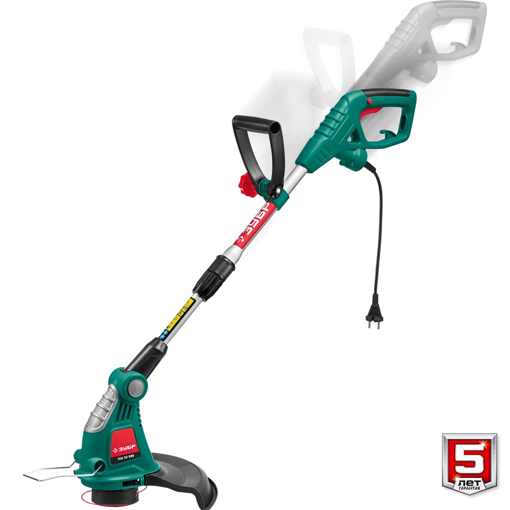 ЗУБР  600 Вт, ш/с 33 см, сетевой триммер (ТСН-33-600) ТСН-33-600