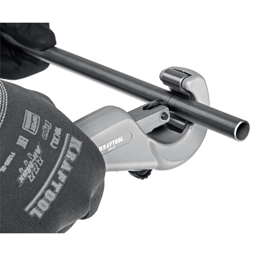 KRAFTOOL  INOX-35, 3 - 35 мм, на подшипниках, труборез для Нержавеющей стали (23935) 23935