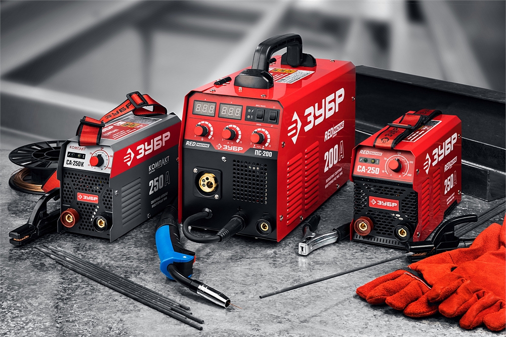 ЗУБР  ММА, 250 А, КОМПАКТ, сварочный аппарат инверторный, макс. электрод Ø 6.0 мм (СА-250К) СА-250К