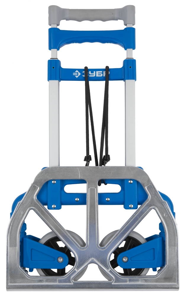 ЗУБР  ТР-60, до 60кг, каркас и платформа из алюминия, платформа 39х28 см, колеса d13 см, вес 3.2кг, складная хозяйств тележка, Профессионал (38750-60) 38750-60