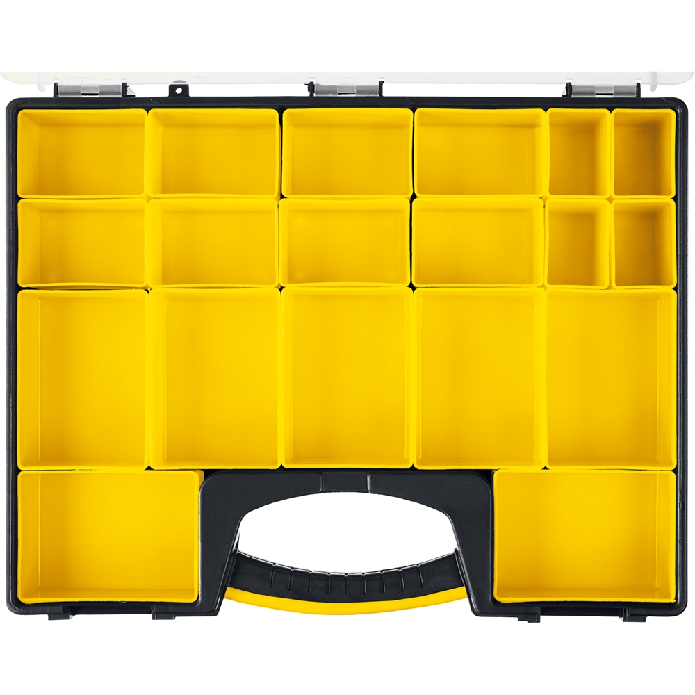 STAYER  ROCKET-19, 420 x 330 x 50 мм, (16.5″), пластиковый органайзер с 19 съемными лотками (2-38032) 2-38032_z01