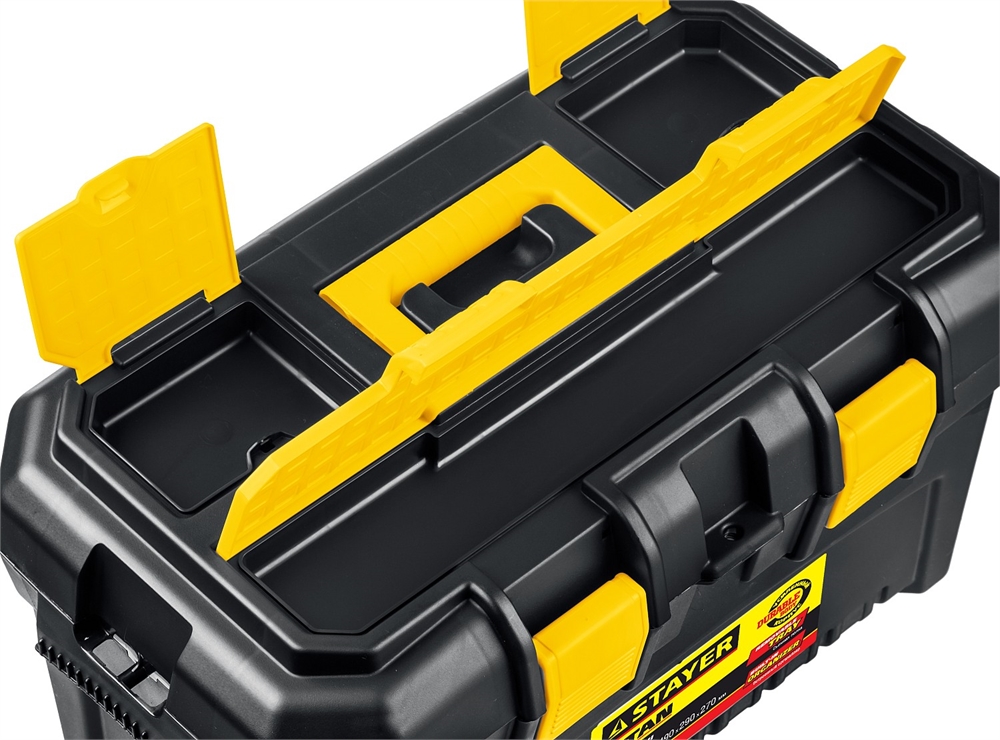 STAYER  TITAN-22, 580 x 320 x 280 мм, (22″), пластиковый ящик для инструментов (38016-22) 38016-22