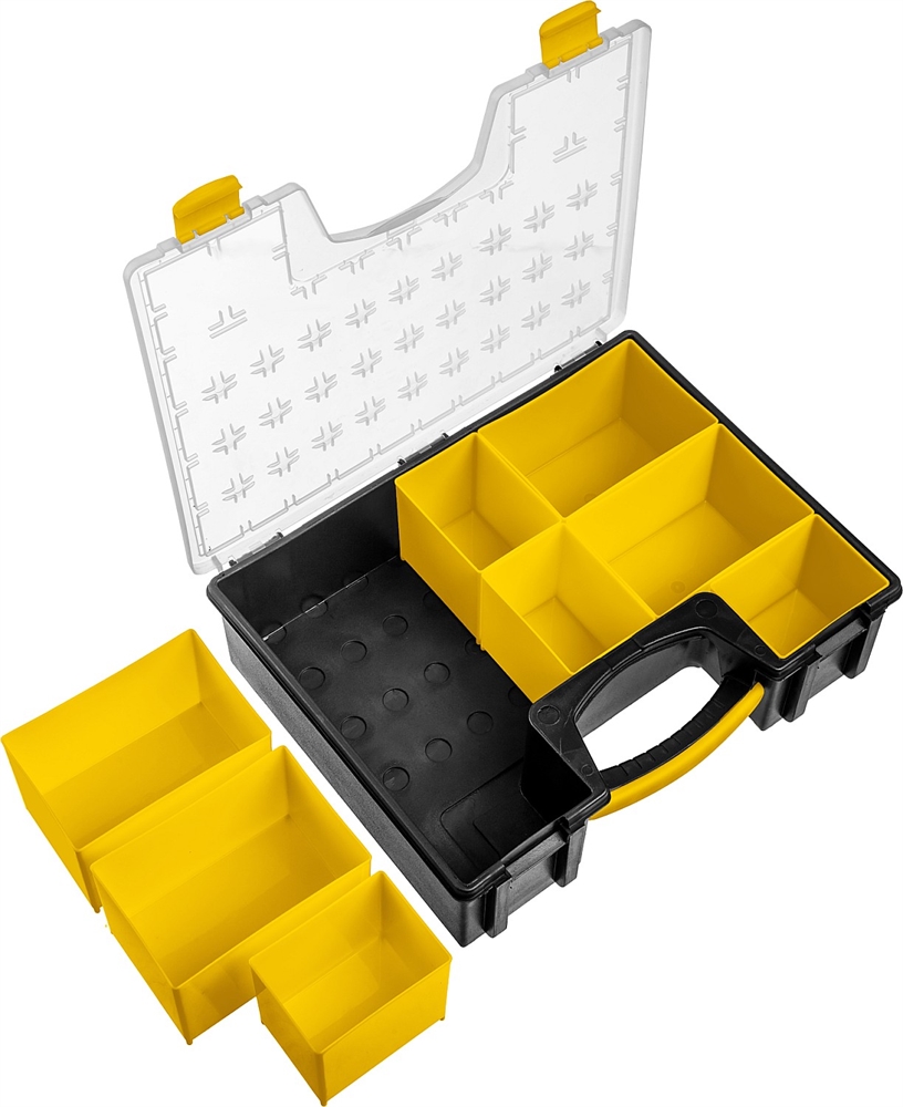 STAYER  ROCKET-8, 420 х 330 х 110 мм, (16.5″), пластиковый органайзер с 8 съемными лотками (38033-16) 38033-16_z01