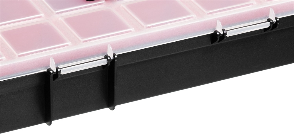 ЗУБР  ВОЛГА-20, 425 х 330 х 60 мм, пластиковый органайзер с 20 съемными лотками (38034-20) 38034-20