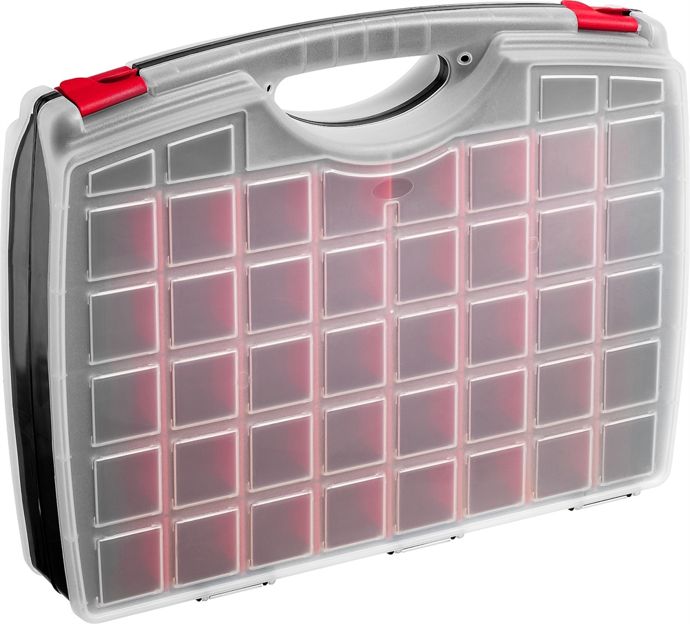 ЗУБР  ДОН-80, 425 х 330 х 85 мм, двухсторонний органайзер с 80 ячейками (38036-80) 38036-80