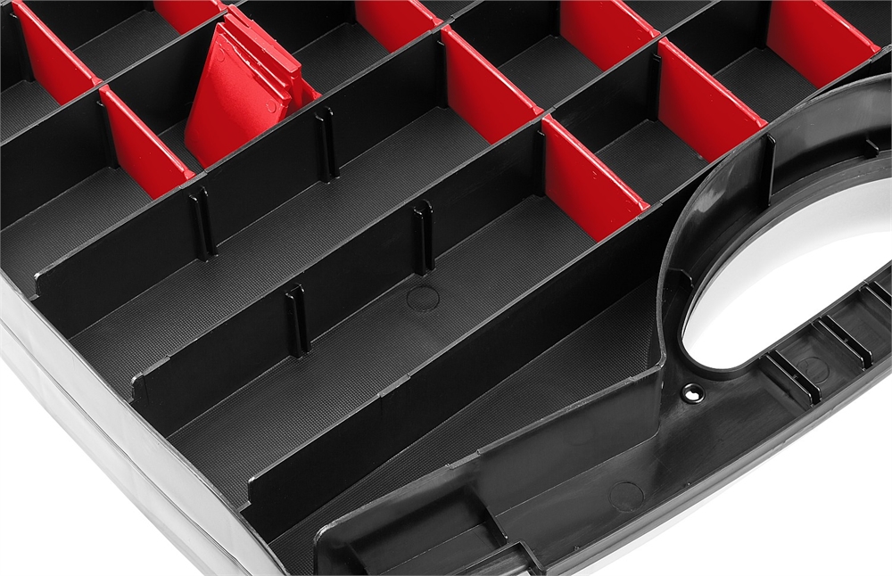 ЗУБР  ДОН-80, 425 х 330 х 85 мм, двухсторонний органайзер с 80 ячейками (38036-80) 38036-80