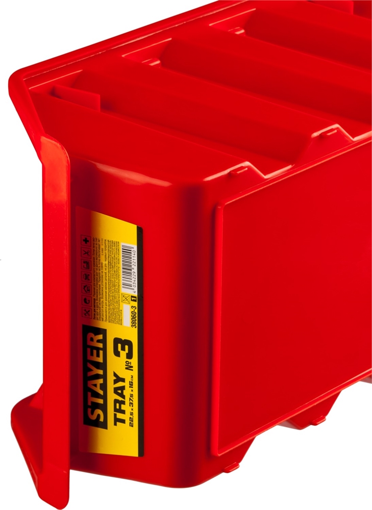 STAYER  TRAY-3, 13.5 л, 225 х 375 х 160 мм, лоток для хранения №3 (38060-3) 38060-3_z01