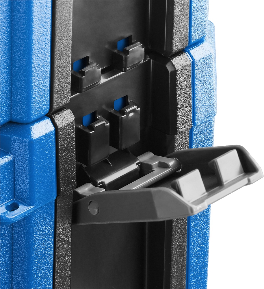 ЗУБР  МОДУЛЬ-15, 440 х 310 х 150 мм, (17″), размер L, пластиковый ящик для инструментов, Профессионал (38165-15) 38165-15