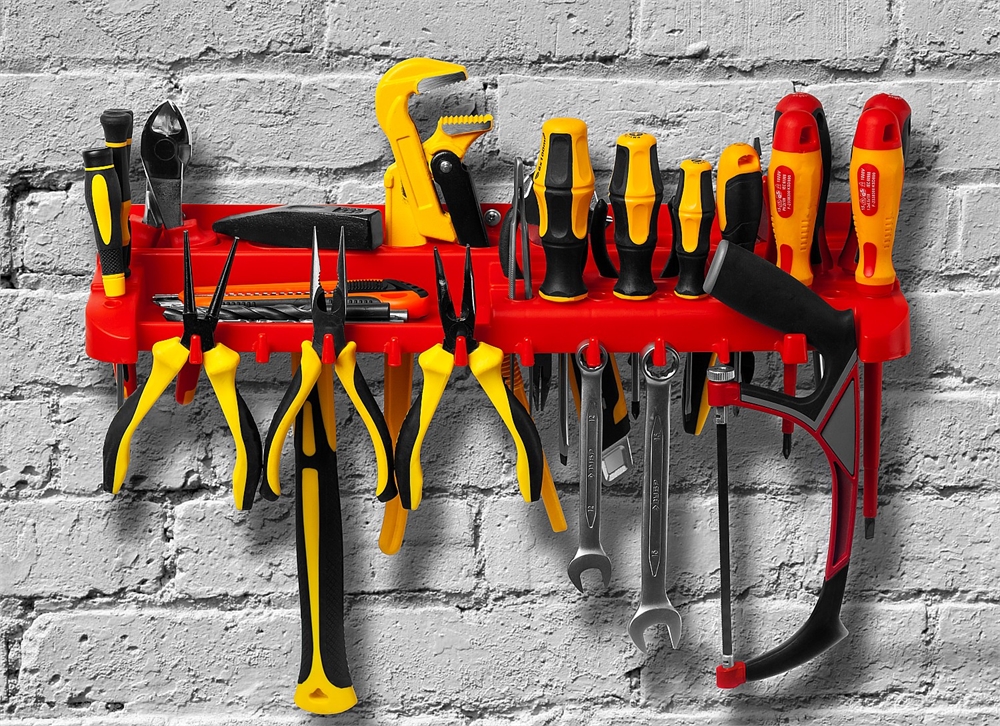 ЗУБР  ИНПОЛ-47, 470 х 160 х 50 мм, (19″), пластиковая полка для инструментов (38350-19) 38350-19_z02